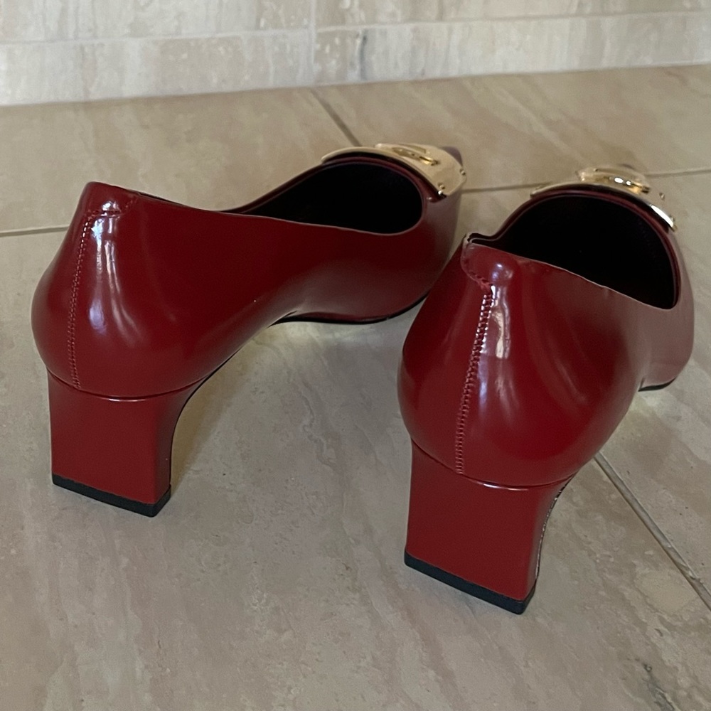 Lawrence Box Heel in Calf leather, Coach - Picture 8 of 14